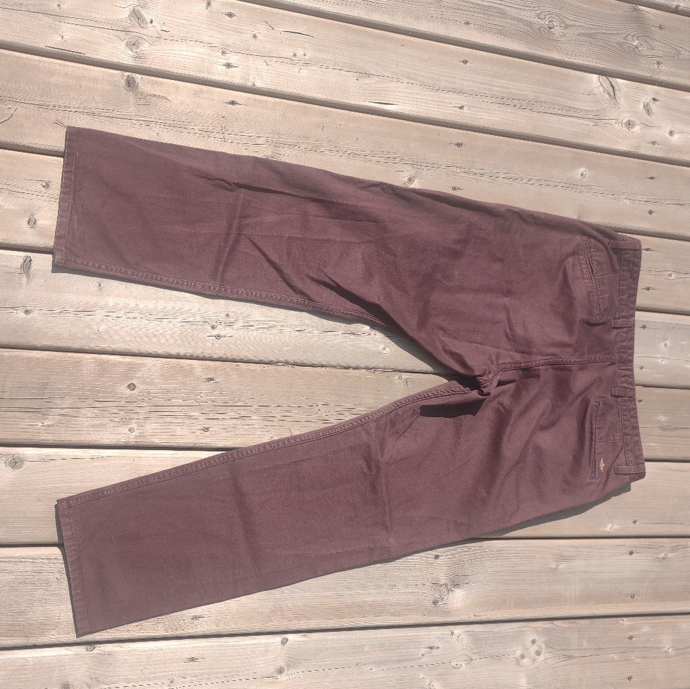Dockers - Tapered Slim Fit Chinos - Men's 36x30 - Burgundy - Picture 3 of 10